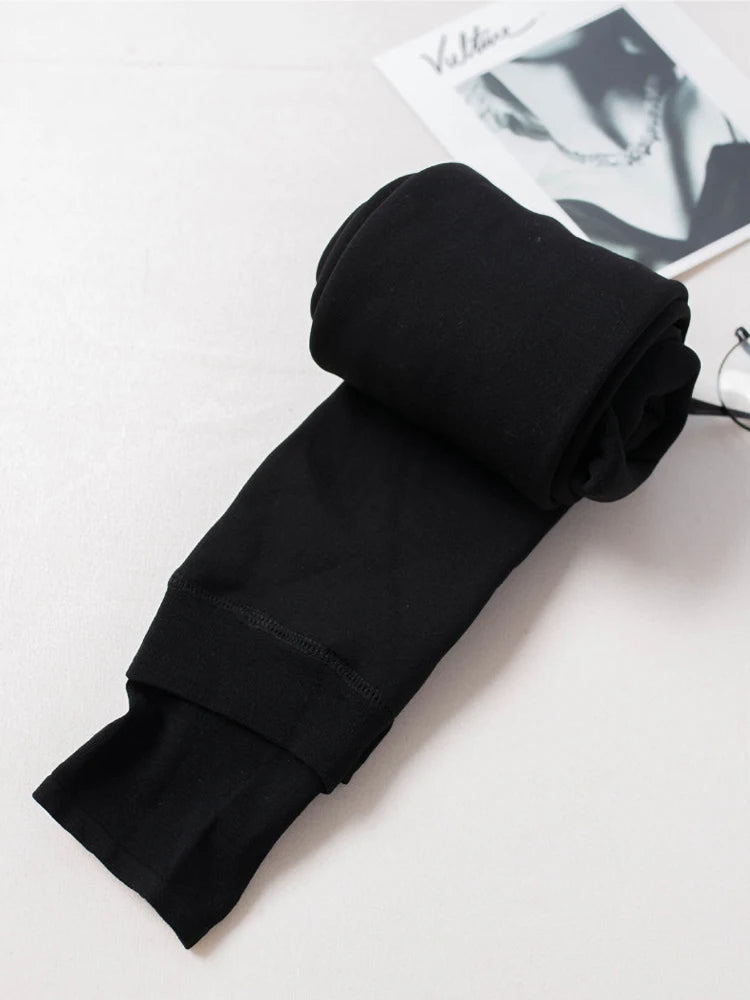 Leggings Casual High Elastic Thick Warm Skinny Pants