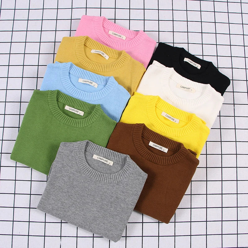 Baby Boys Girls Sweaters Knitted Bottoming