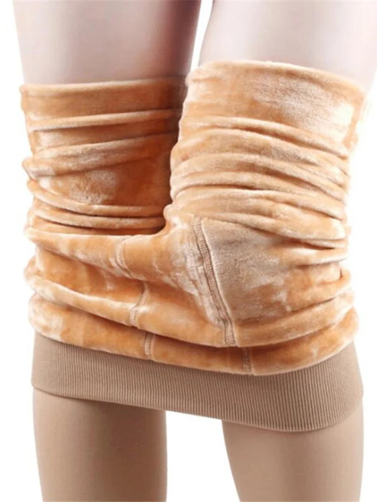 Leggings Casual High Elastic Thick Warm Skinny Pants