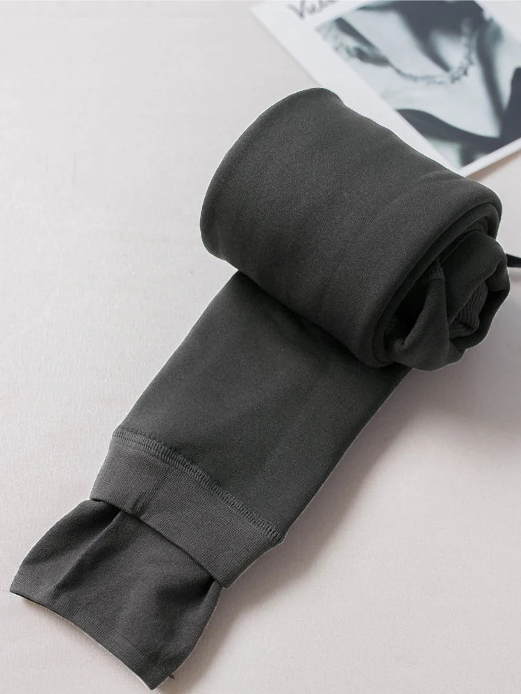 Leggings Casual High Elastic Thick Warm Skinny Pants