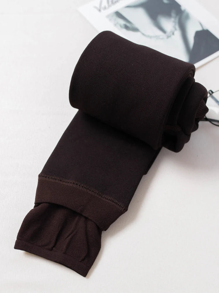 Leggings Casual High Elastic Thick Warm Skinny Pants