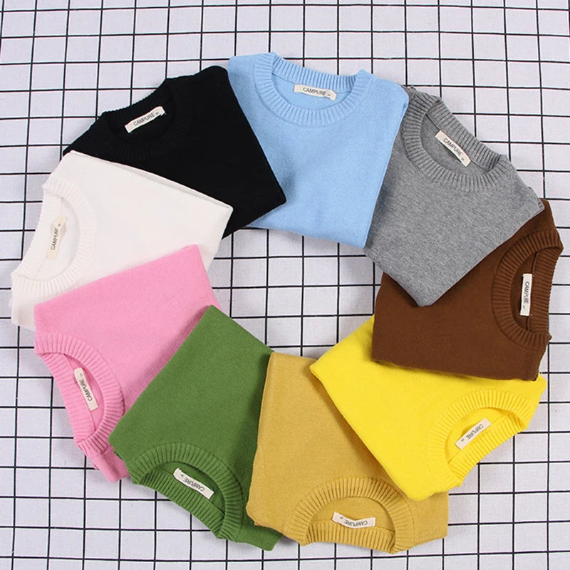 Baby Boys Girls Sweaters Knitted Bottoming