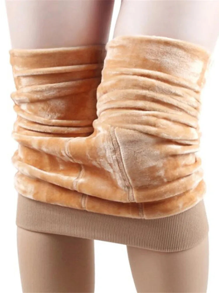 Leggings Casual High Elastic Thick Warm Skinny Pants