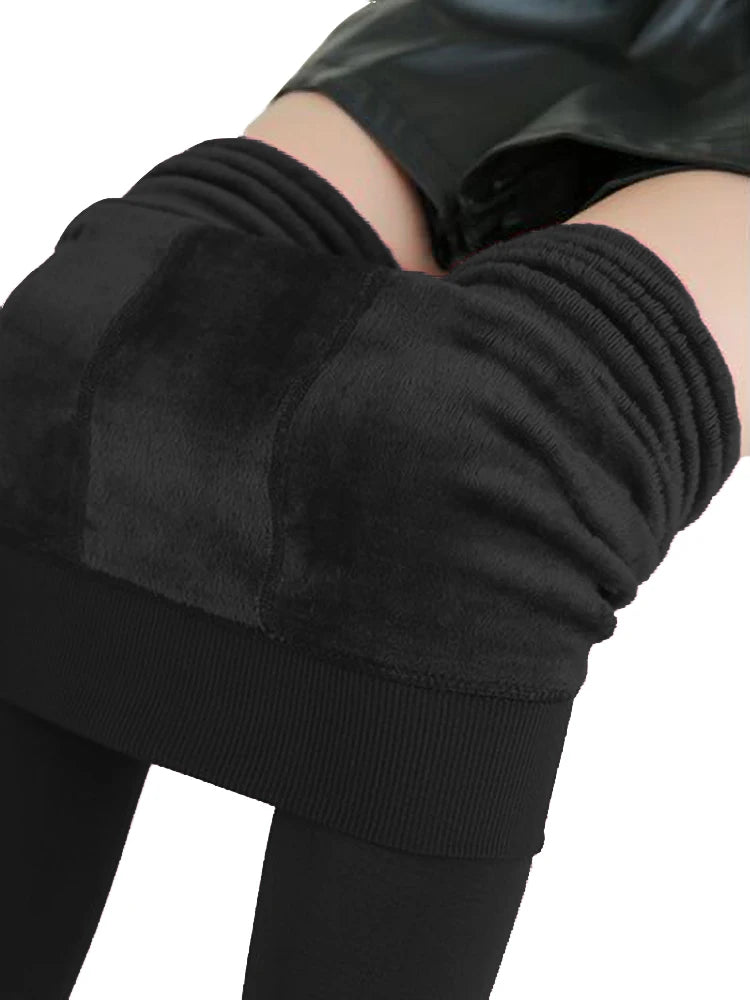 Leggings Casual High Elastic Thick Warm Skinny Pants